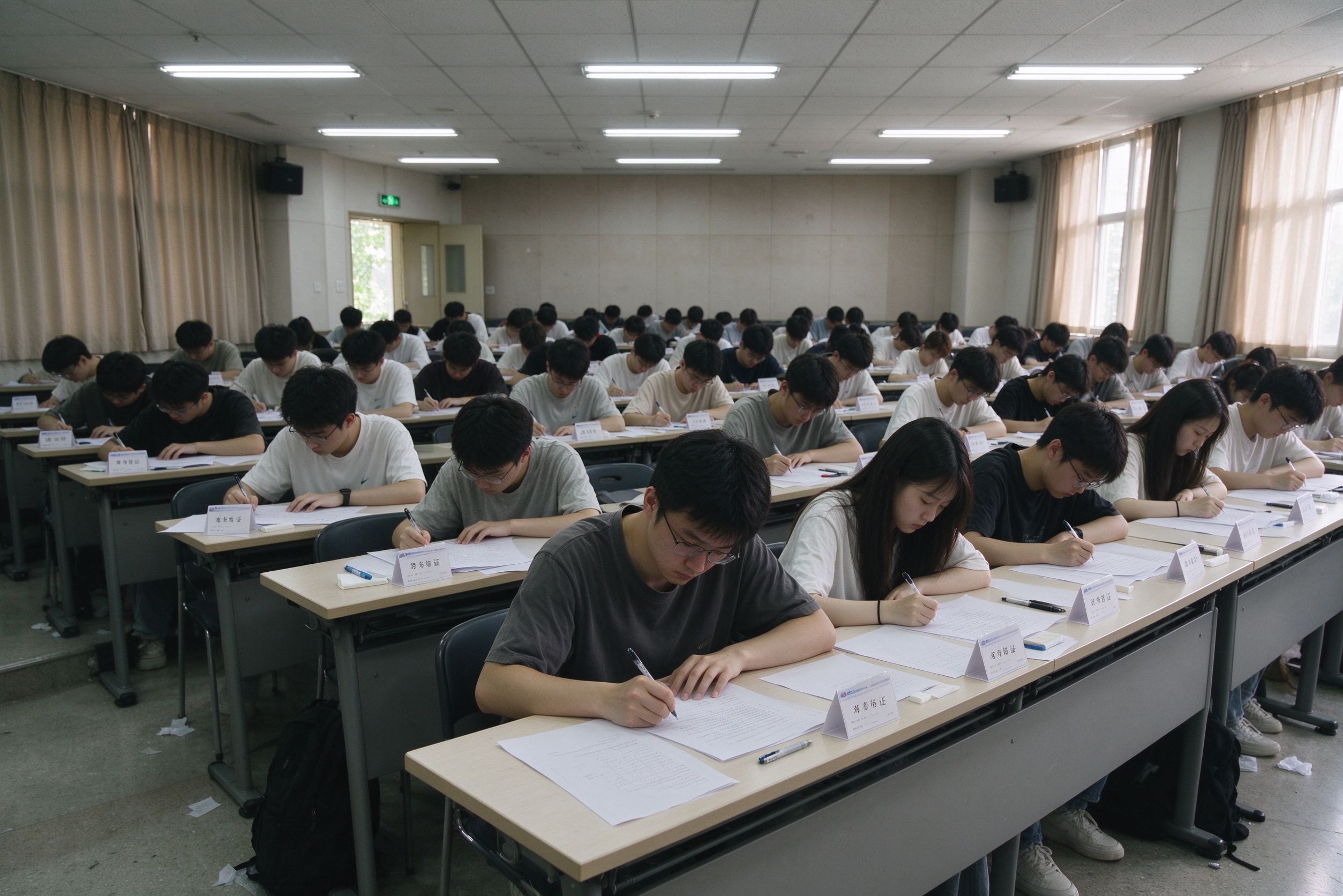 考试时间安排表与日历
